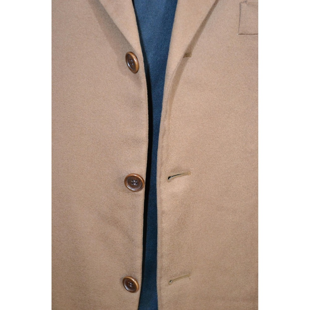 Edwin Nazario Sport Coat Mens 44R Brown Wool Cashmere Loro Piana Blazer Italy - Picture 5 of 16